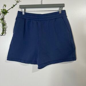 Haven Well Within Navy Blue Cotton Shorts